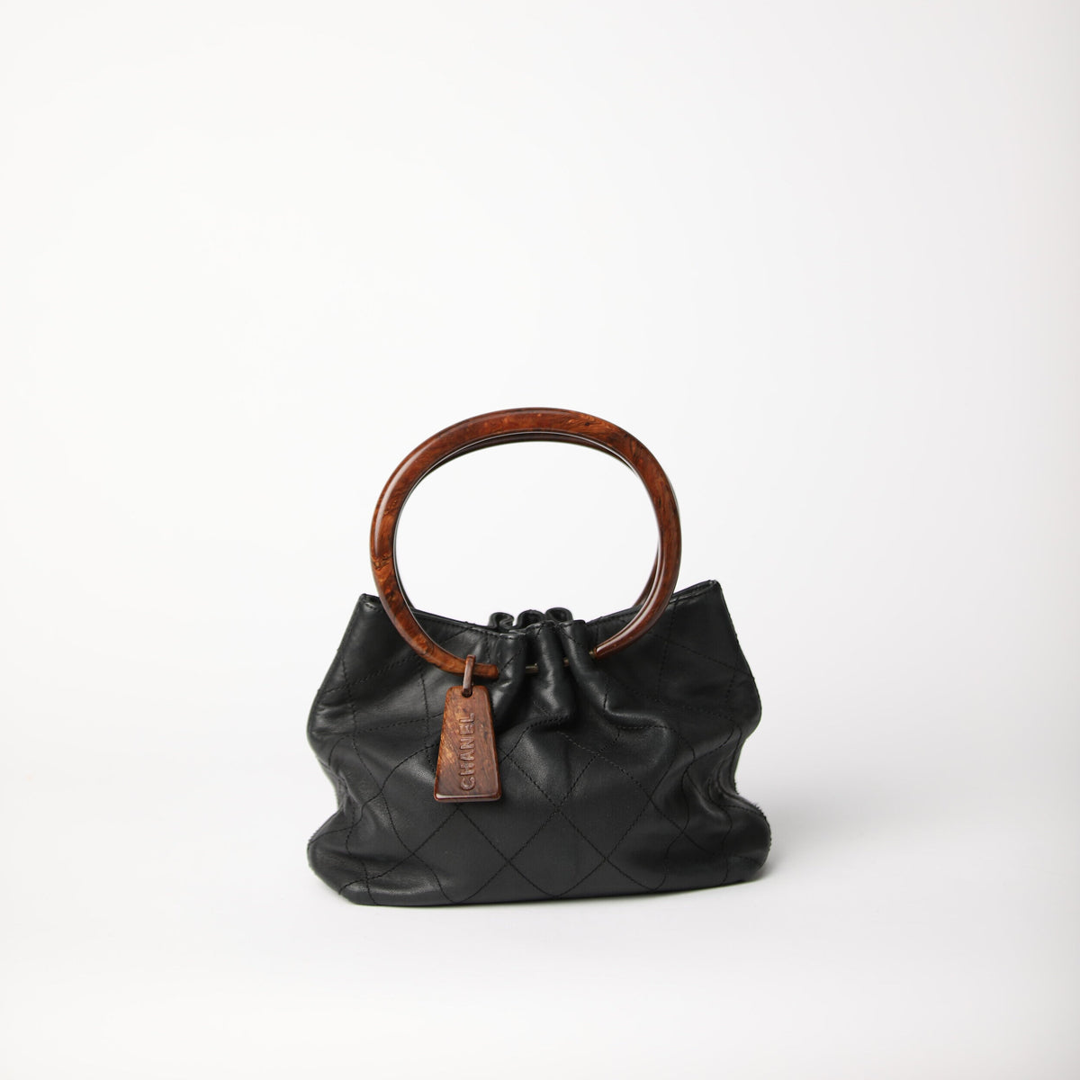 Chanel Paris CC 2005 Black Calfskin Quilted Leather Expandable PNY Maxi  Flap Bag